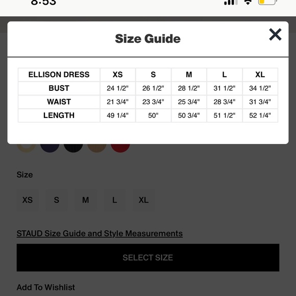 STAUD Ellison Midi Dress in Lemon Drop Size Small - Picture 6 of 6